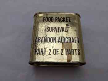 Food Packet, Survival, Abandon Aircraft Part 2 of 2 Parts Food Packet, Survival, Abandon Aircraft Part 2 of 2 Parts