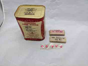 Suvival Food Ration (w/Partial Contents) - SS United States Suvival Food Ration (w/Partial Contents) - SS United States
