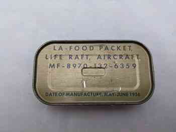 LA-Food Packet, Life Raft, Aircraft LA-Food Packet, Life Raft, Aircraft