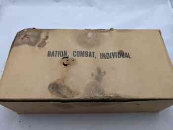 Ration, Combat, Individual, (Poor, some cans but major damage) Ration, Combat, Individual, (Poor, some cans but major damage)