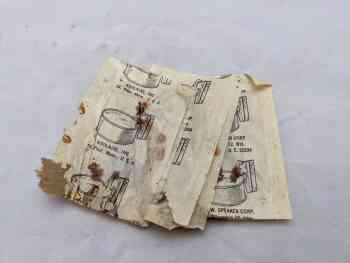 P38 Can Openers, stuck together packs, rusted P38 Can Openers, stuck together packs, rusted