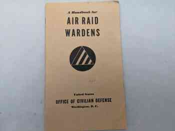 CD Handbook - Air Raid Wardens CD Handbook - Air Raid Wardens