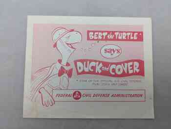 Bert the Turtle Says Duck and Cover Bert the Turtle Says Duck and Cover