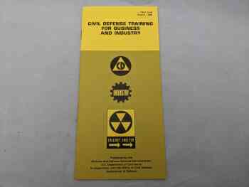Civil Defense Training for Business and Industry Civil Defense Training for Business and Industry