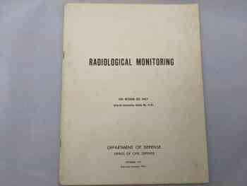 Radiological Monitoring Radiological Monitoring