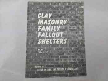 Clay masonry Family Fallout Shelters Clay masonry Family Fallout Shelters