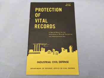 Protection of Vital Records Protection of Vital Records