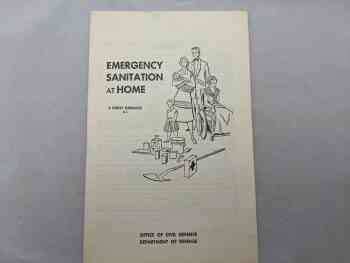 Emergency Sanitation at Home Emergency Sanitation at Home