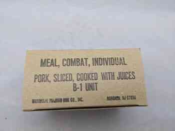 MCI Box - Pork, Sliced, Cooked with Juices (Unused) MCI Box - Pork, Sliced, Cooked with Juices (Unused)