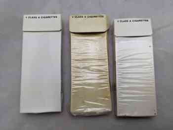 3x 4 pack P Lorilland Cigarettes, Military, White box no text 3x 4 pack P Lorilland Cigarettes, Military, White box no text