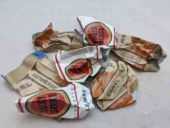 Film Prop From Fury (2014) Set Dressing - Cigarette Packages Film Prop From Fury (2014) Set Dressing - Cigarette Packages