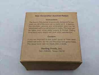 New Generation Survival Ration (Empty) New Generation Survival Ration (Empty)