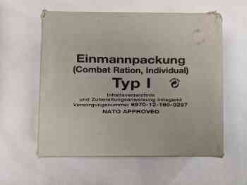 German Einmannpackung EPA 24HR Type I German Einmannpackung EPA 24HR Type I
