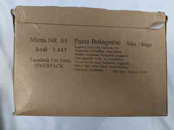 Danish 24HR Ration Menu 5 Danish 24HR Ration Menu 5
