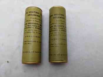 Fuel, Ration Heating, Indiividual - Hexamine Tablets In Tube (x2) Fuel, Ration Heating, Indiividual - Hexamine Tablets In Tube (x2)