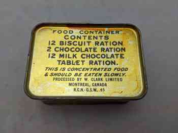 WWII Era Canadian Emergency Survival Ration WWII Era Canadian Emergency Survival Ration