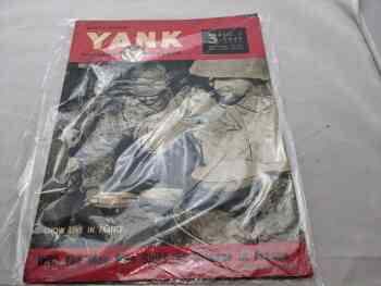 Issue of YANK Army Weekly Magazine "Chow Line In France" Issue of YANK Army Weekly Magazine "Chow Line In France"