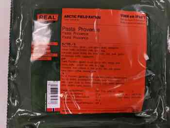 Norwegian Arctic Field Ration, Menu 17 - Pasta Provence Norwegian Arctic Field Ration, Menu 17 - Pasta Provence