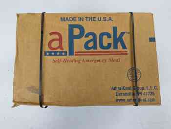 A Pack Self Heating Emergency Meal, Case - Empty A Pack Self Heating Emergency Meal, Case - Empty