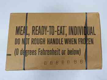 Meal, Ready To Eat, 12 Meals, Case B - Empty Meal, Ready To Eat, 12 Meals, Case B - Empty