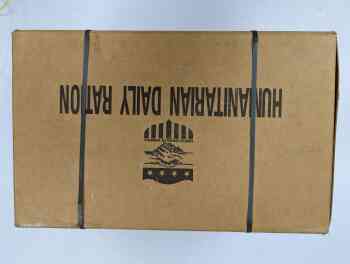 Humanitarian Daily Ration, 12 Meals, - Empty Humanitarian Daily Ration, 12 Meals, - Empty