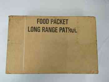 Food Packet, Long Range Patrol, Case, 16 Meals - Empty Food Packet, Long Range Patrol, Case, 16 Meals - Empty